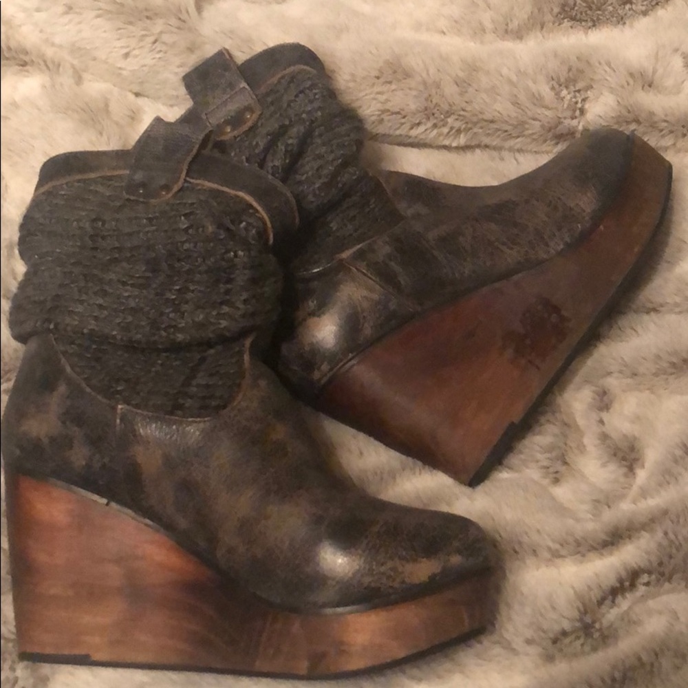 Bed STU wedge boots 6.5